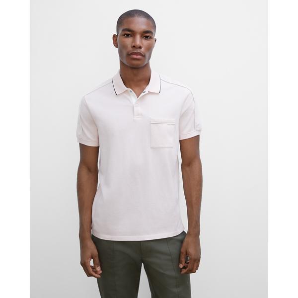 Club Monaco Piped Shoulder Polo