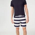 Club Monaco Bo Stripe Swim Trunk