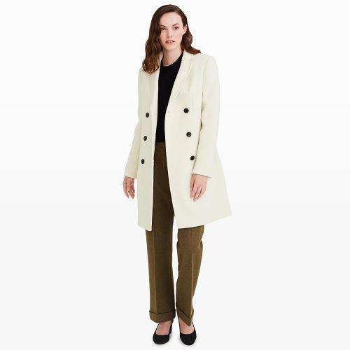 Club Monaco Color White Cesana Coat
