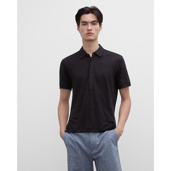 Club Monaco Short Sleeve Linen Popover