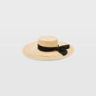 Club Monaco Natural/black Hat Attack Gigi Sunhat