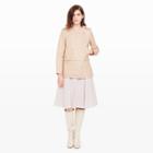 Club Monaco Color Natural Phillipa Leather Jacket In Size Xs