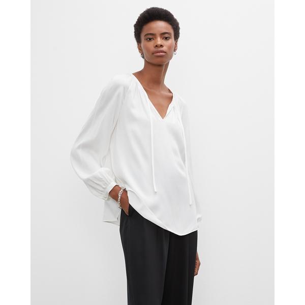 Club Monaco Tie Neck Swing Top