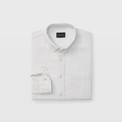 Club Monaco Slim Double-faced Dot Shirt