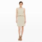 Club Monaco Color White Tyrena Ruffle Sheath Dress