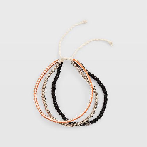 Club Monaco Color Orange Beaded Bracelet Pack