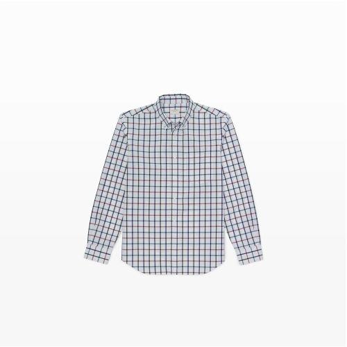 Club Monaco Color White Multi Slim-fit Bd Multi-check Shirt