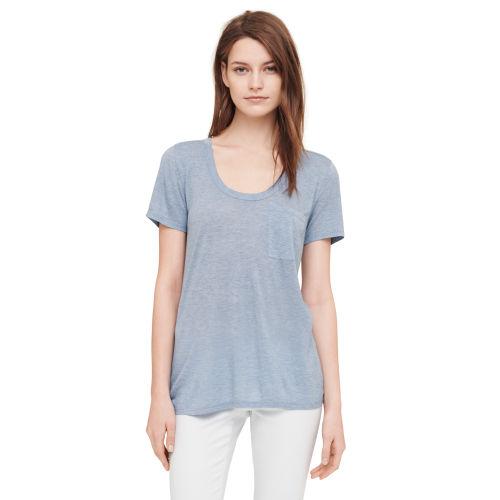 Club Monaco Color Chambray Heather Sunny Tee
