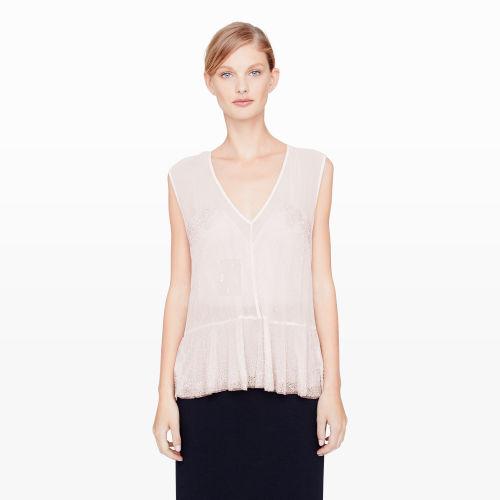 Club Monaco Color Pink Clodia Top In Size L