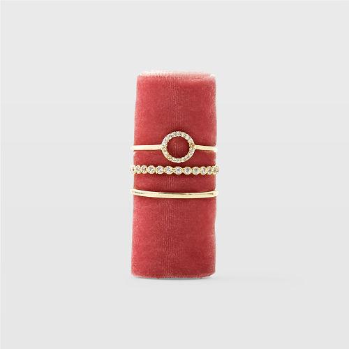 Club Monaco Color Gold Serefina Circle Stacking Rings