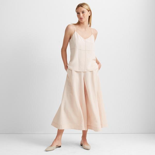 Club Monaco Porcelain Cropped Wide-leg Pant