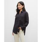 Club Monaco Signature Double Gauze Cotton Shirt