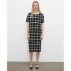 Club Monaco Checked Doubleface Sweater Skirt
