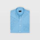 Club Monaco Color Blue Slim Floral Jacquard Shirt