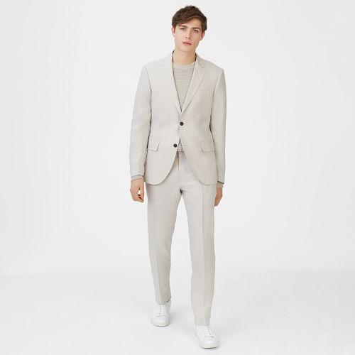Club Monaco Color Grey Grant Linen Blazer