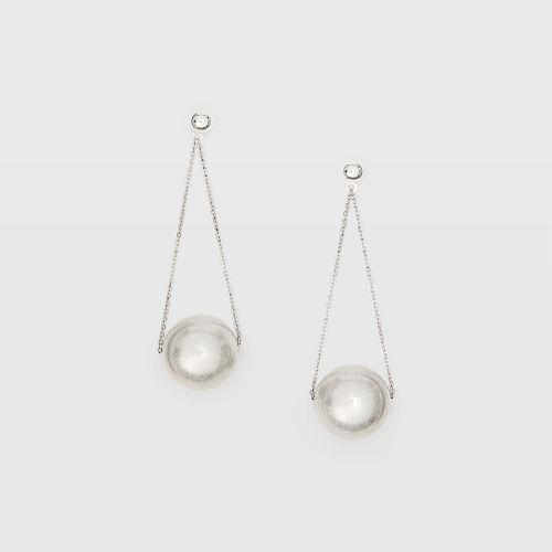 Club Monaco Color Silver Ball Earring