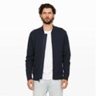 Club Monaco Color Blue Double-knit Honeycomb Jacket