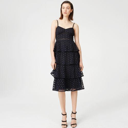 Club Monaco Color Blue Becaw Lace Dress