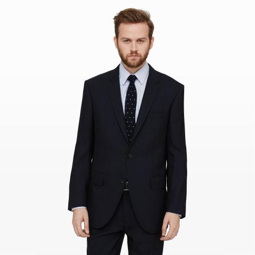 Club Monaco Color Blue Grant Hopsack Suit Jacket