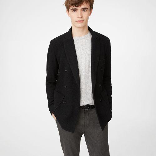 Club Monaco Color Black Knit Blazer