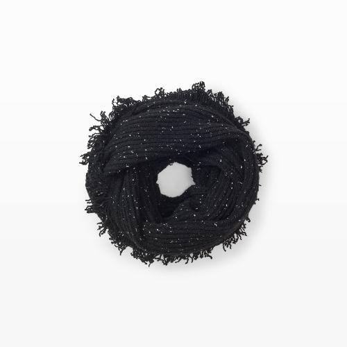 Club Monaco Color Black Fadey Infinity Scarf