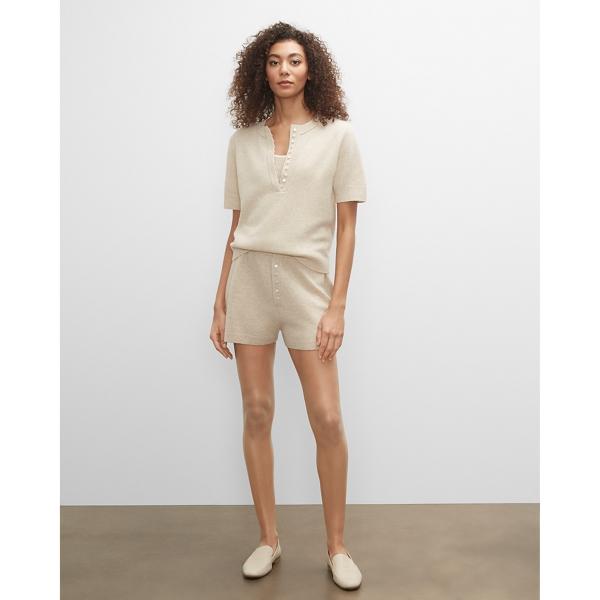 Club Monaco Cashmere Button Shorts