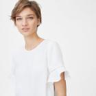Club Monaco White Florenziea Top