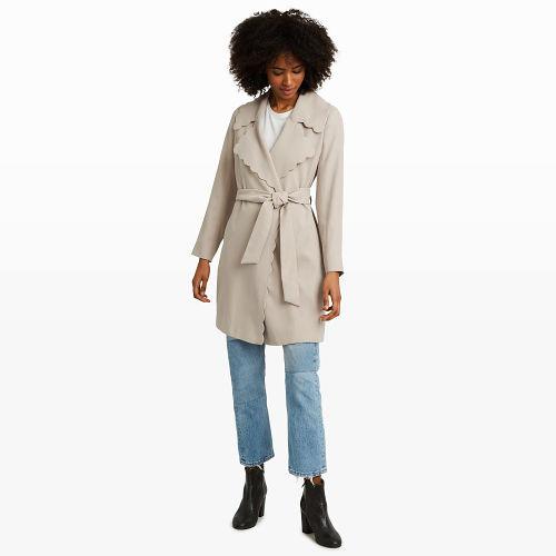 Club Monaco Color Tan Frederrika Trench Coat