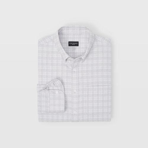 Club Monaco Slim Plaid Jasp Shirt
