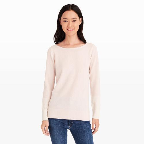 Club Monaco Color Pink Nicolette Cuff-block Cashmere