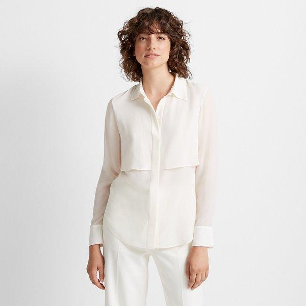 Club Monaco Sake Bernee Silk Shirt