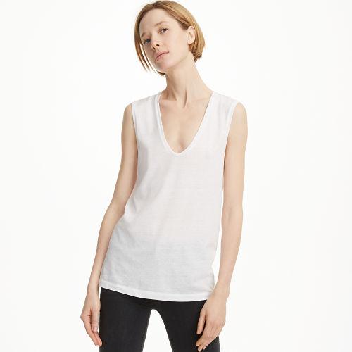 Club Monaco Color White Preety Tank