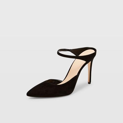 Club Monaco Color Black Sayvah Suede Pump