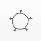 Club Monaco Color Blue Tassel Bracelet
