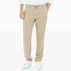 Club Monaco Color Brown Hartford Relaxed Linen Pant