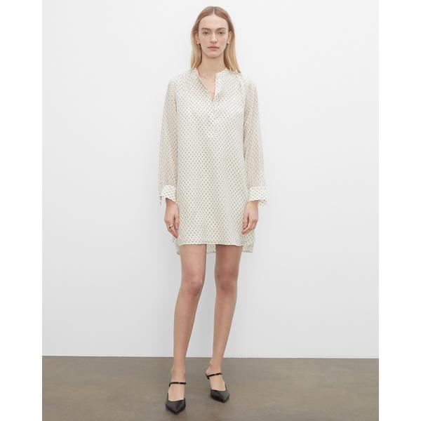 Club Monaco Popover Silk Tunic Dress