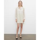 Club Monaco Popover Silk Tunic Dress