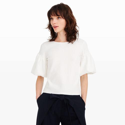 Club Monaco Color White Memphys Top