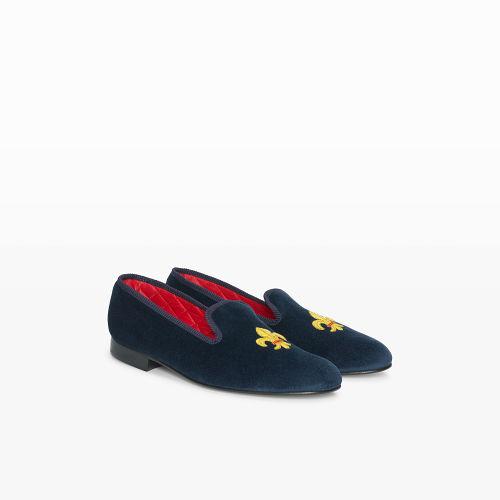 Club Monaco Color Blue Tricker's Shield Slipper