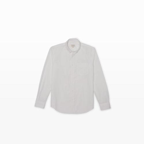 Club Monaco Color White Slim-fit Bd Wash Poplin Shirt
