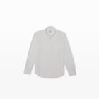 Club Monaco Color White Slim-fit Bd Wash Poplin Shirt