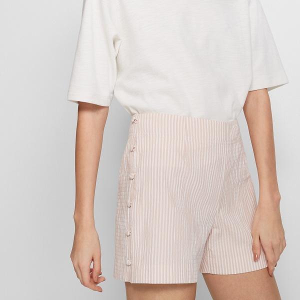 Club Monaco Pink/white Marnee Short