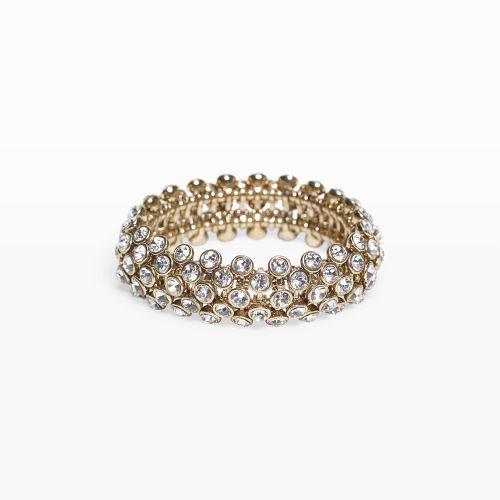 Club Monaco Color Silver Holiday Stretch Bracelet