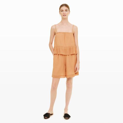 Club Monaco Collection Color Sedona Ilona Silk Romper