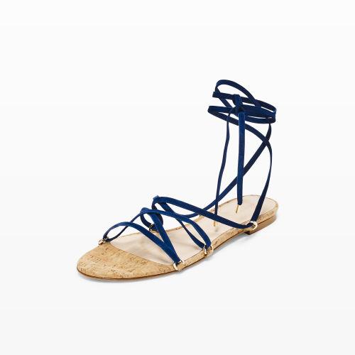 Club Monaco Color Blue Leary Lace-up Sandal