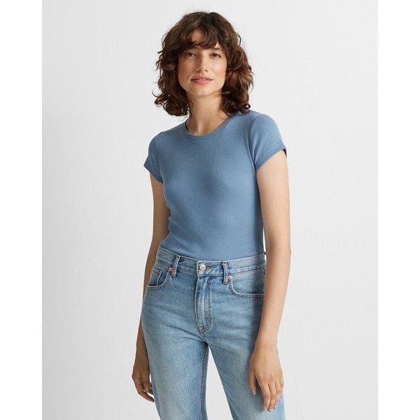 Club Monaco Blue Bowee Tee