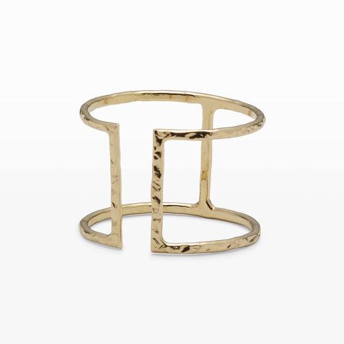 Club Monaco Color Gold Gag Et Lou Double-cuff Ring
