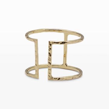 Club Monaco Color Gold Gag Et Lou Double-cuff Ring