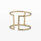 Club Monaco Color Gold Gag Et Lou Double-cuff Ring