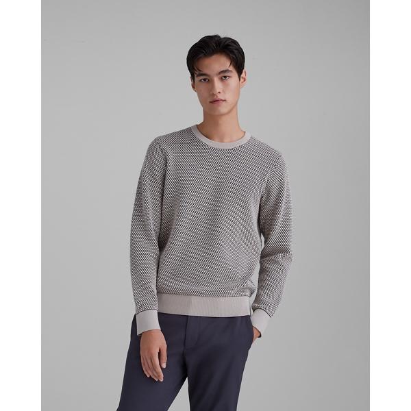 Club Monaco Honeycomb Knit Crewneck Sweater